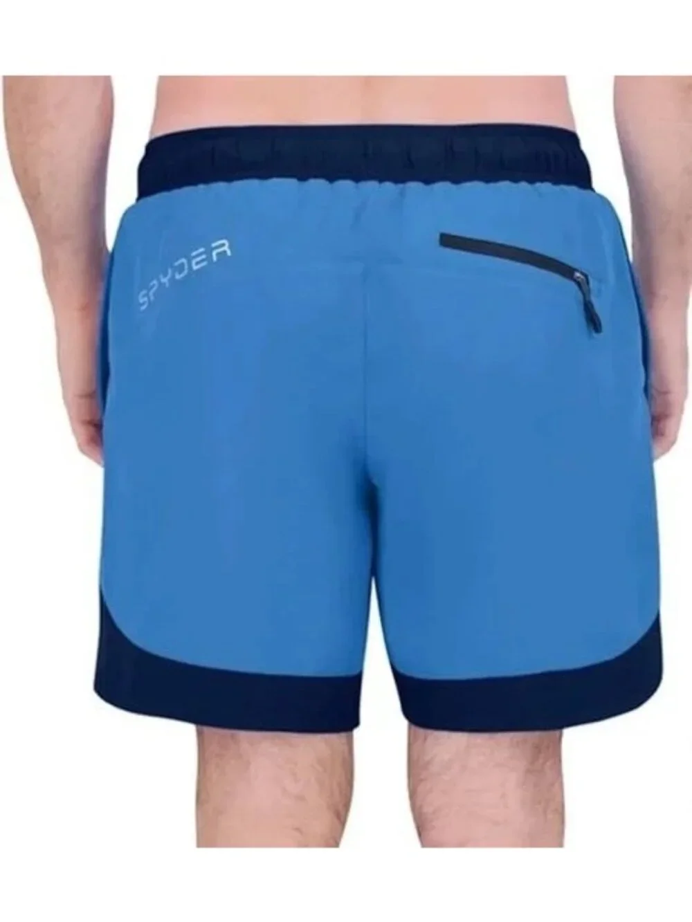 NWT Spyder Swim Men's XXL Blue Swim Shorts With UV Protection Quick Dry